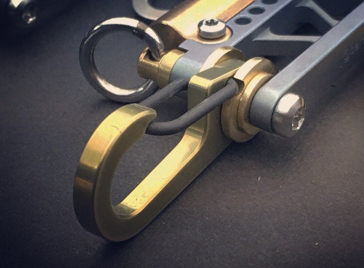Titanium Keychain Bolt Carabiner-evo / Base 2 Small Titanium