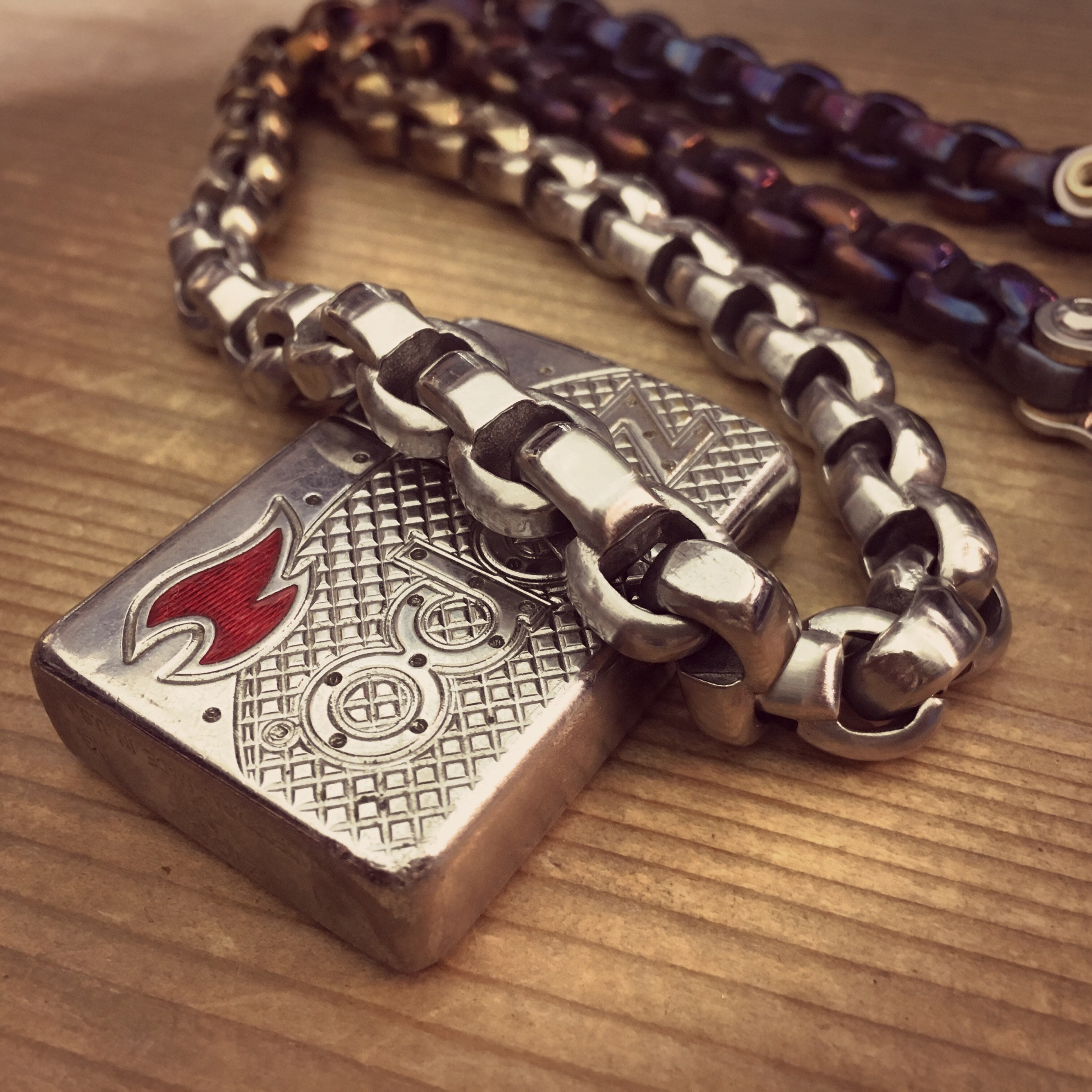 Big Biker Wallet Chain SBWC08A / TitaniumStainless Steels / One Swivel