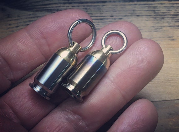 MOD - Shark Rocket Bomb - Brass / Stainless Steels Bead Pendant