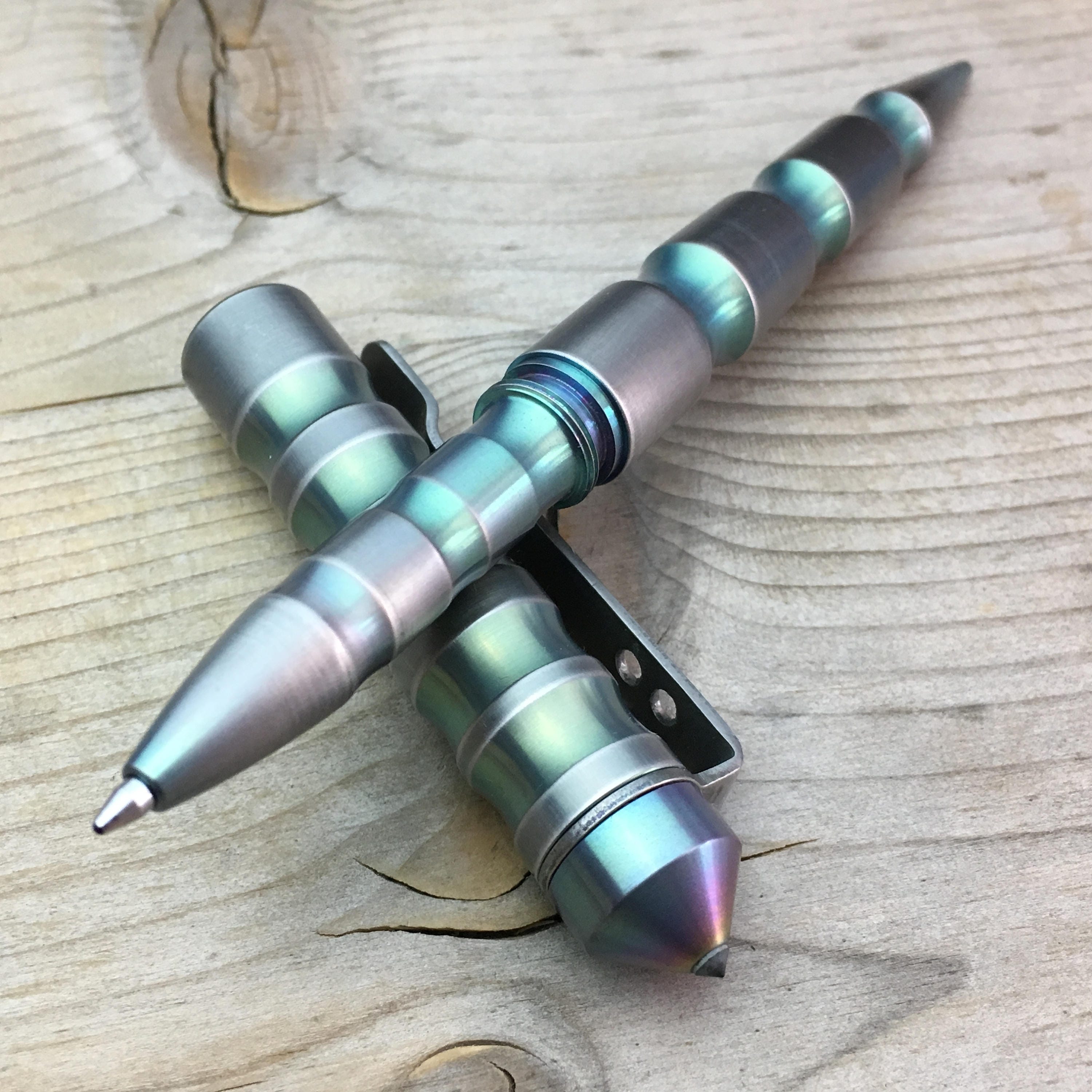 Multipurpose Custom Titanium Ballpoint Pen