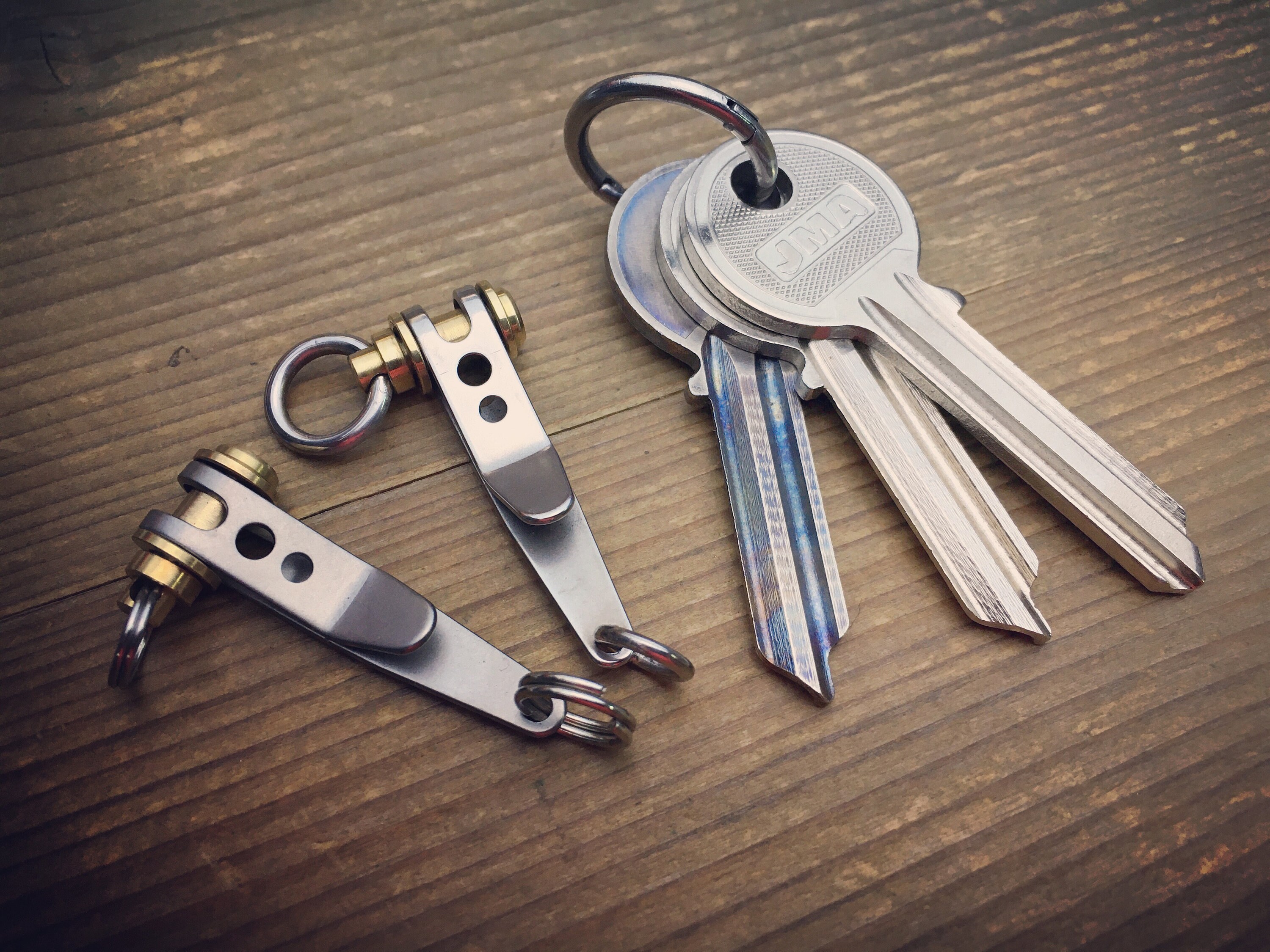 Suspension Clip, Key ring, Pocket EDC / Base with two options