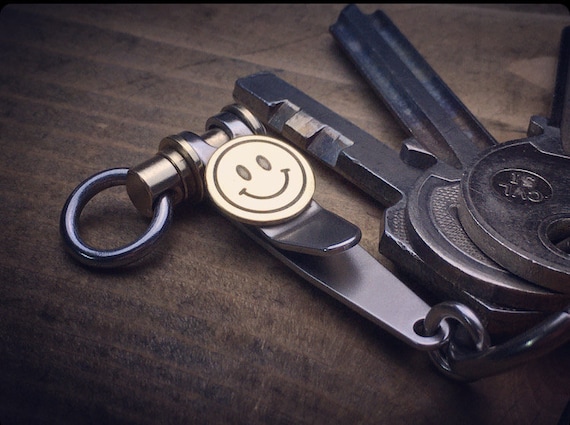 The Smiley Suspension Clip, Key ring, Pocket EDC