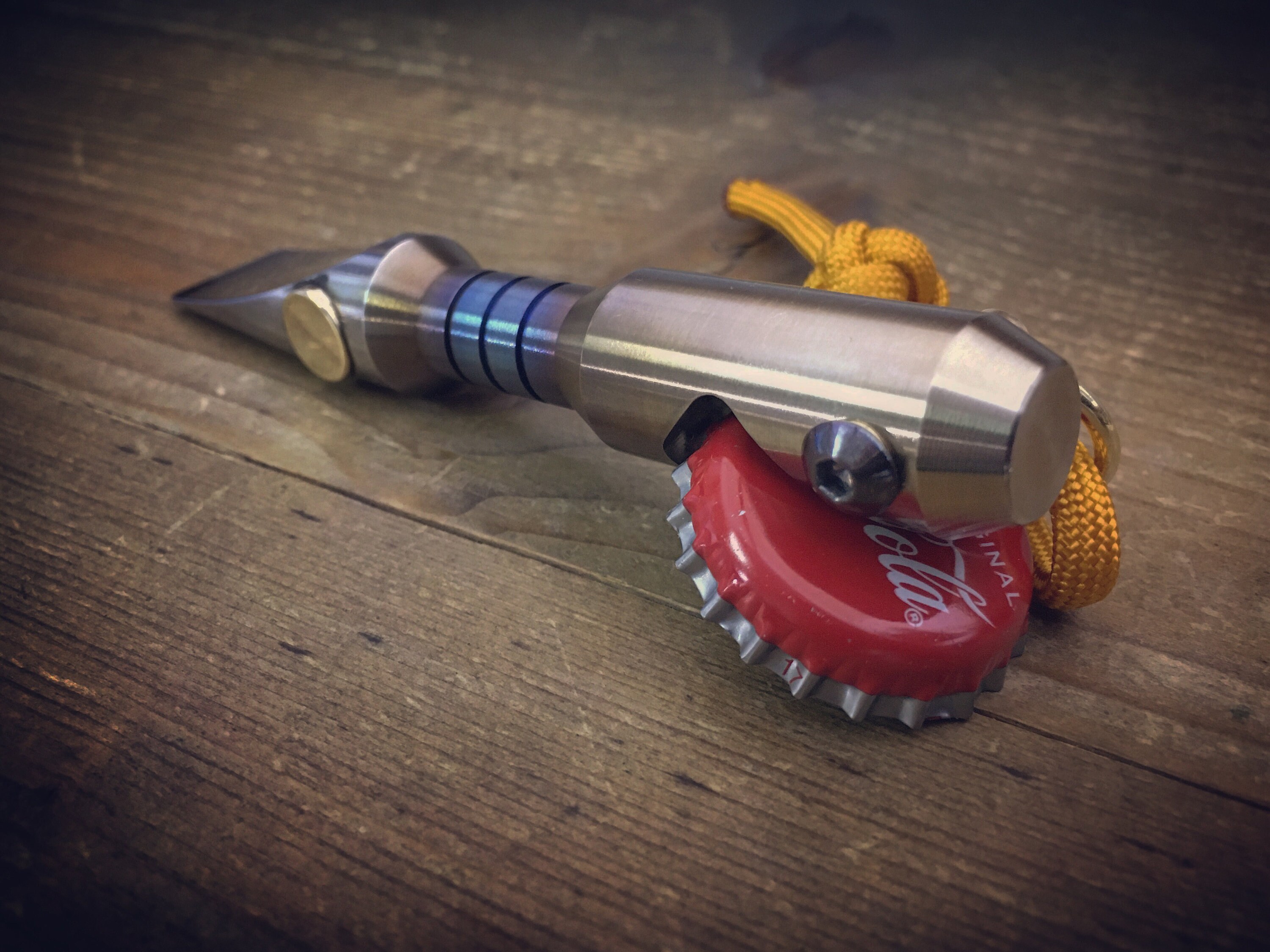 Edc PryBar Multi tool, bottle opener / S.S. / Orange