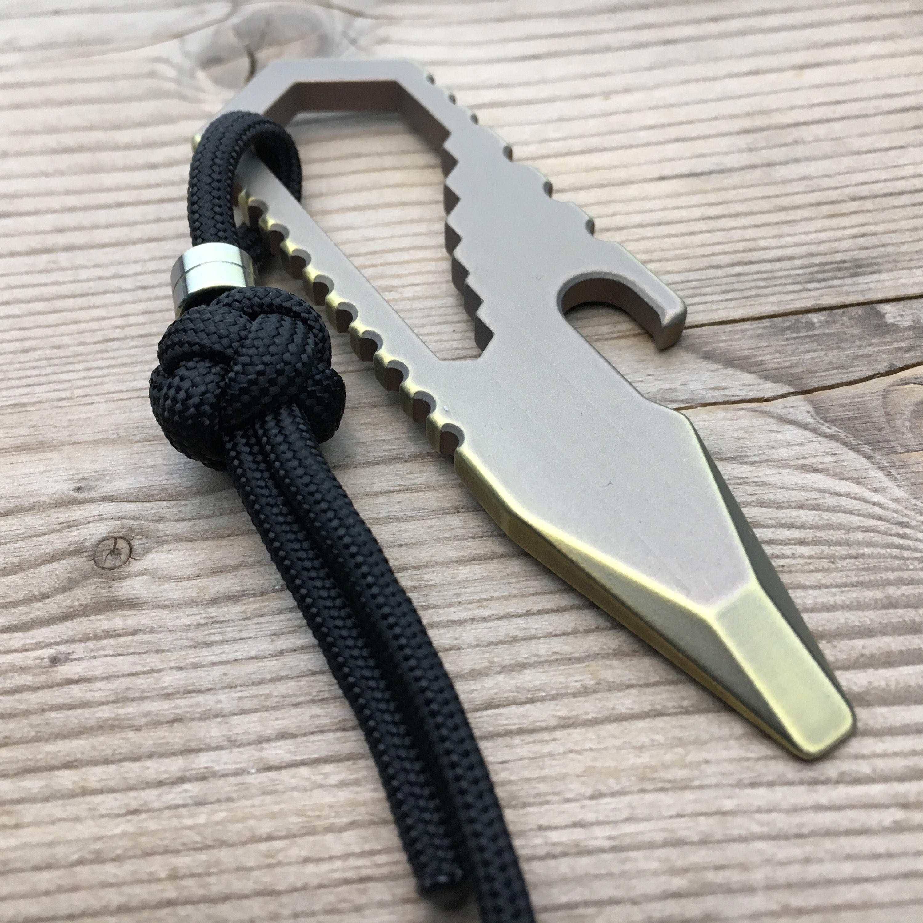 Titanium, Pry Bar multi tool Bottle opener