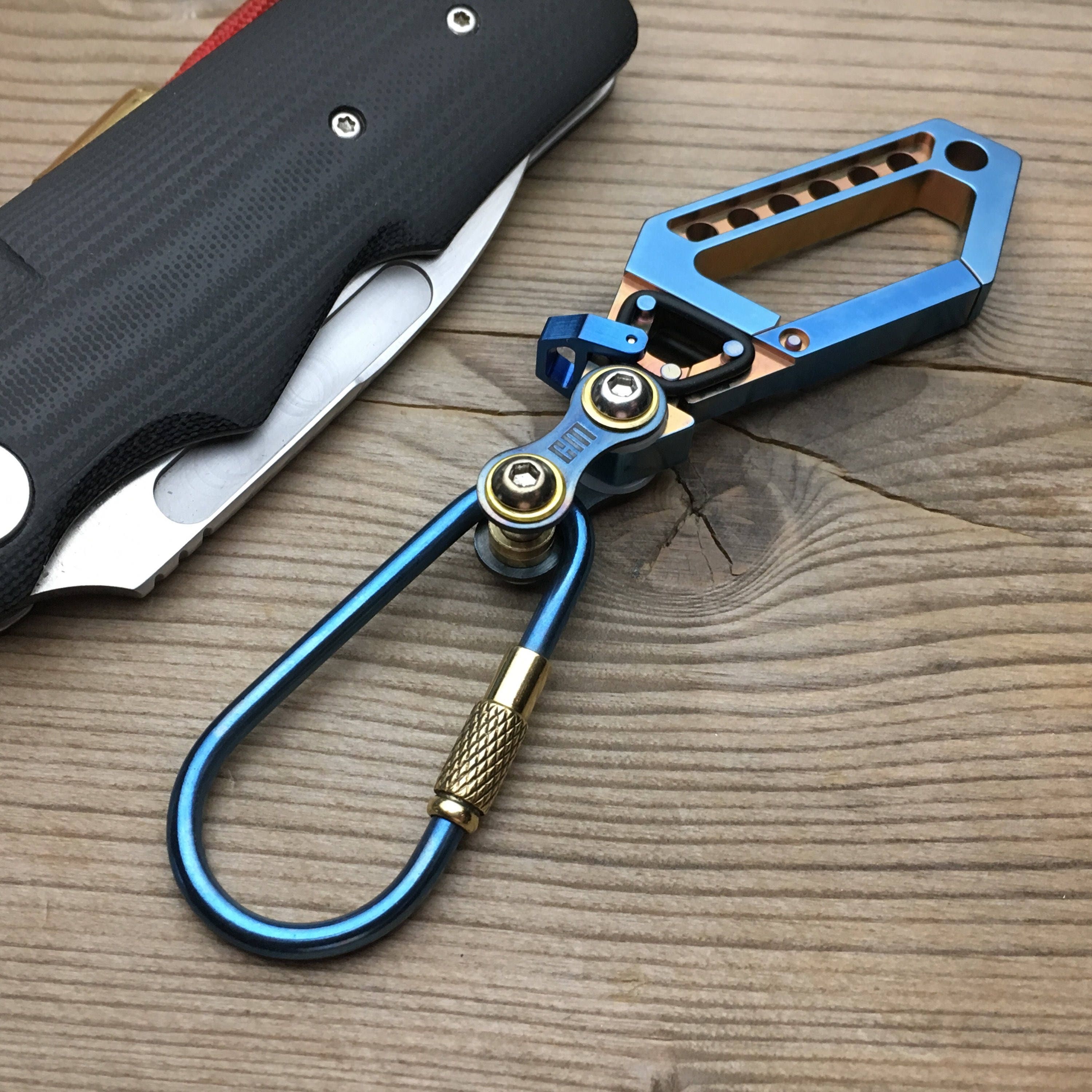 EdcTitanium Keychain Carabiner