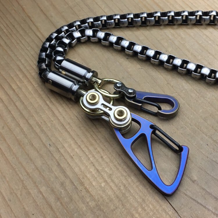 Walletchain / Bi-Swivel / Titanium / S.Steels / Brass