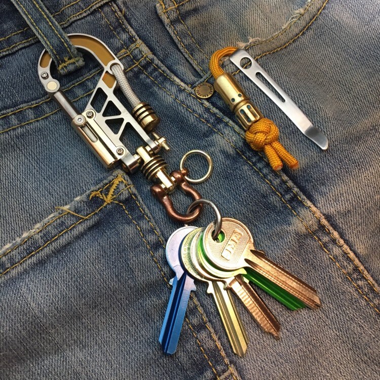 Bolt Carabiner / Titanium Edc Key Carabiner