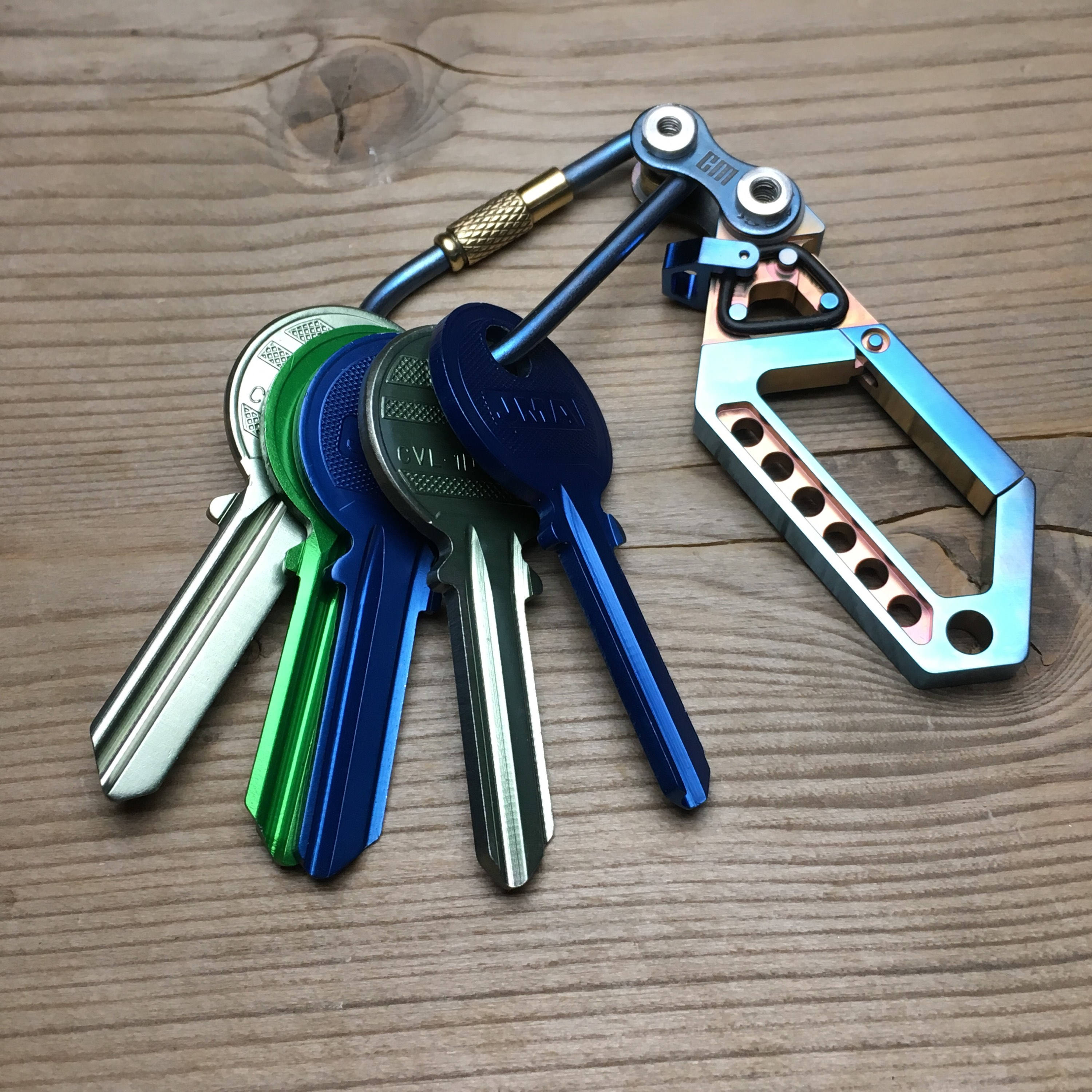 EdcTitanium Keychain Carabiner