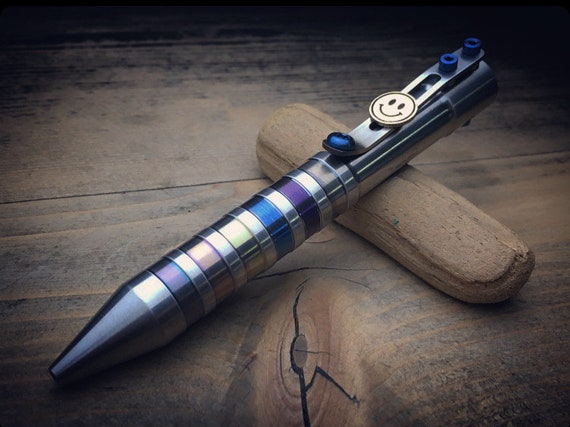 The Alegria - TOP / Custom Boker MOD. Titanium Ballpoint Pen