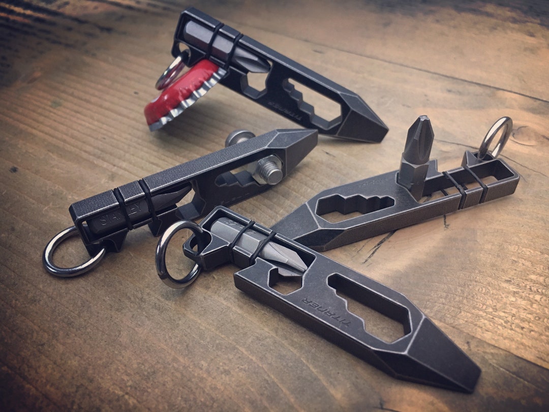 Titanium EDC Multitool Prybar Etsy