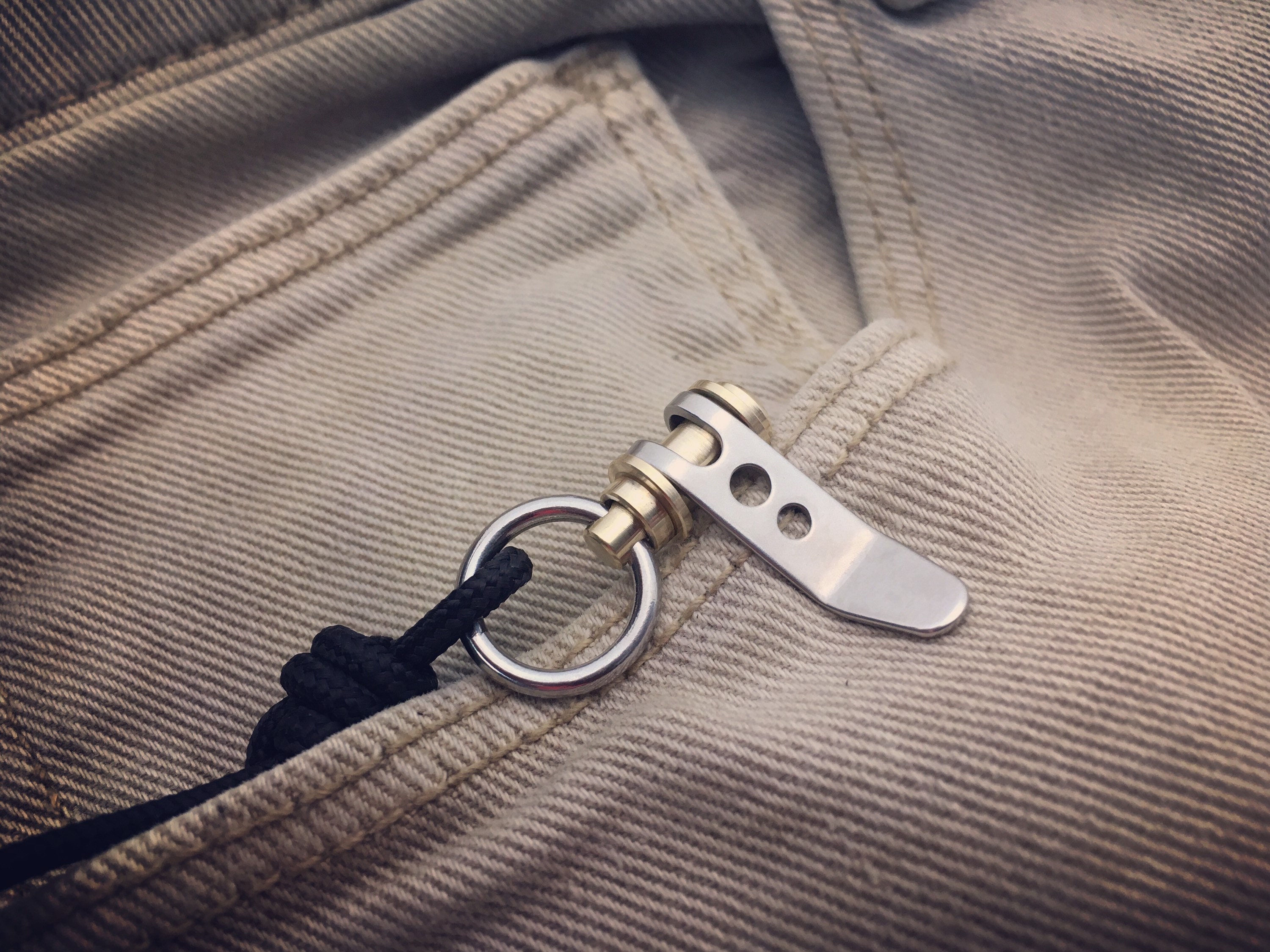 Suspension Clip, Key ring, Pocket EDC / Base with two options