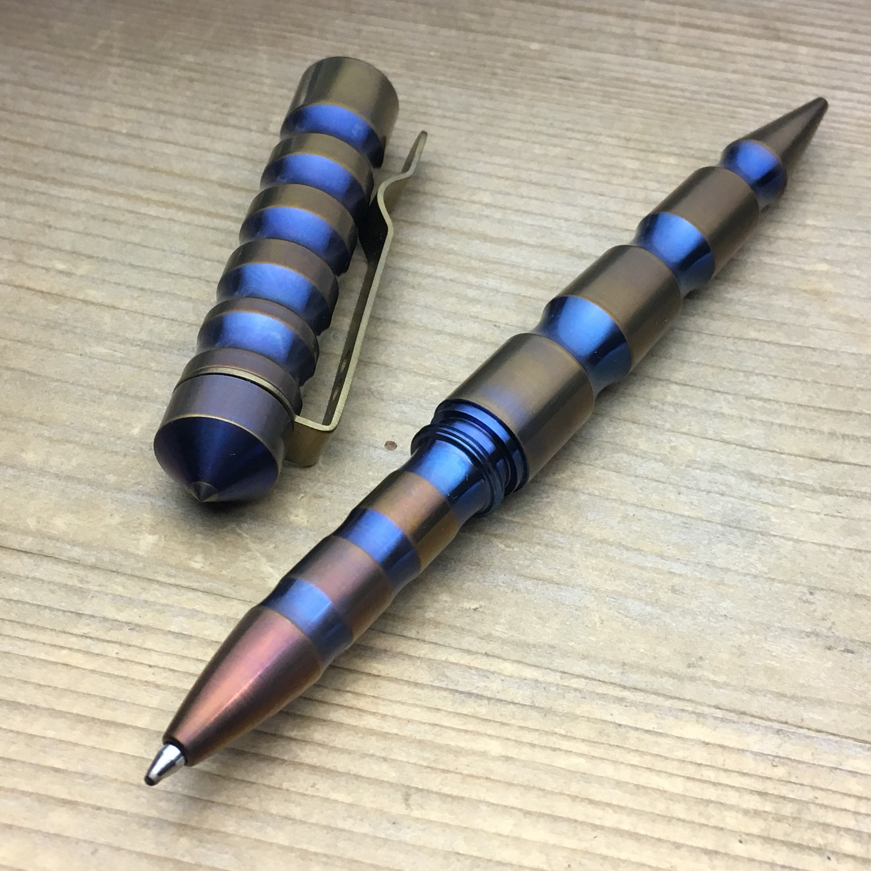 Multipurpose Custom Titanium Ballpoint Pen