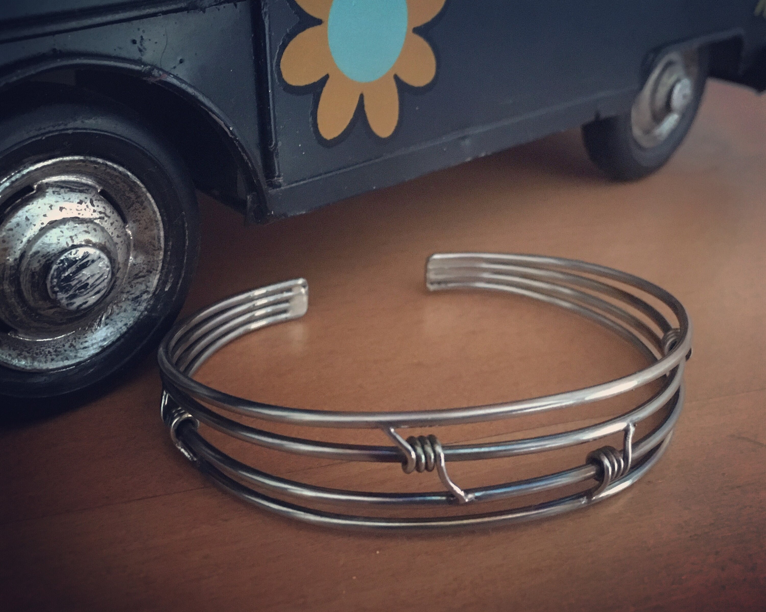 Bracelet, Barbed Wire / Stainless Steel