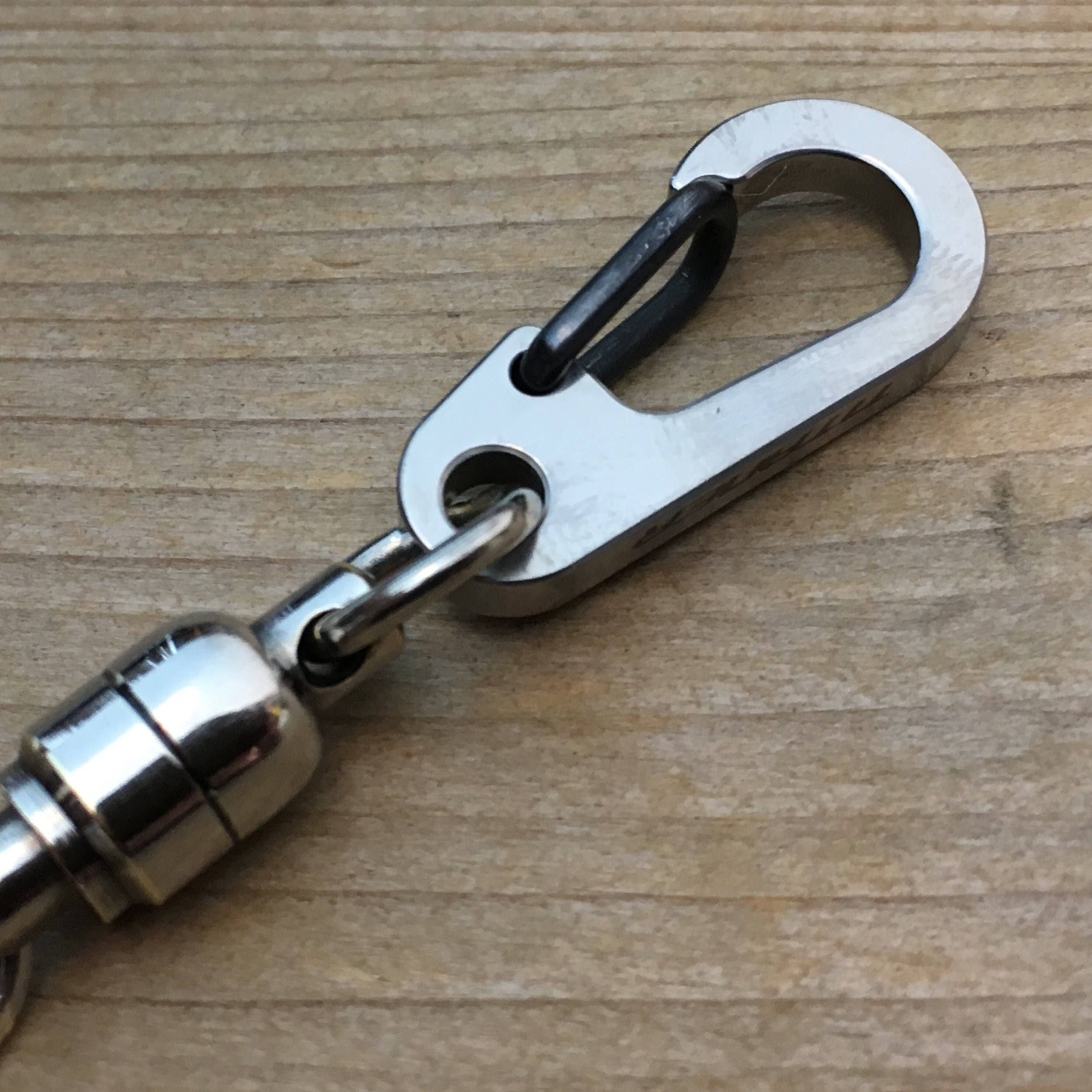Titanium Key Ring with Swivel.