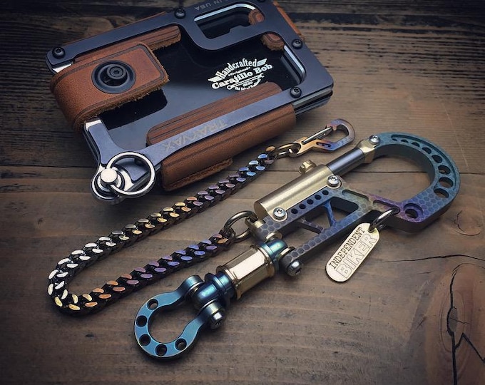 Featured listing image: TOP-Card holder kit. Wallet chain and keychain.