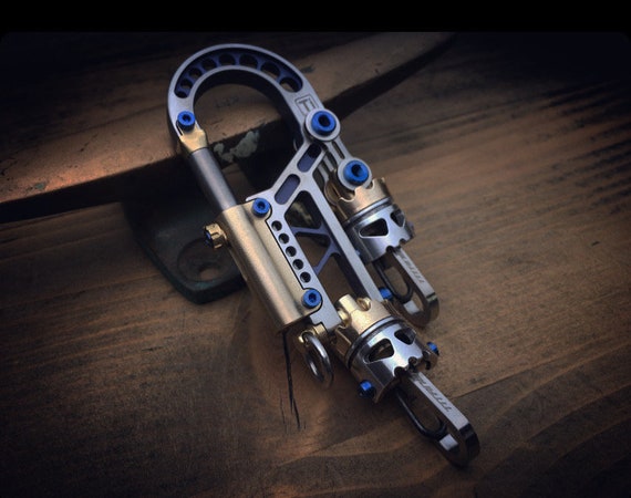 The Ace of Kings - Titanium Keychain Bolt Carabiner