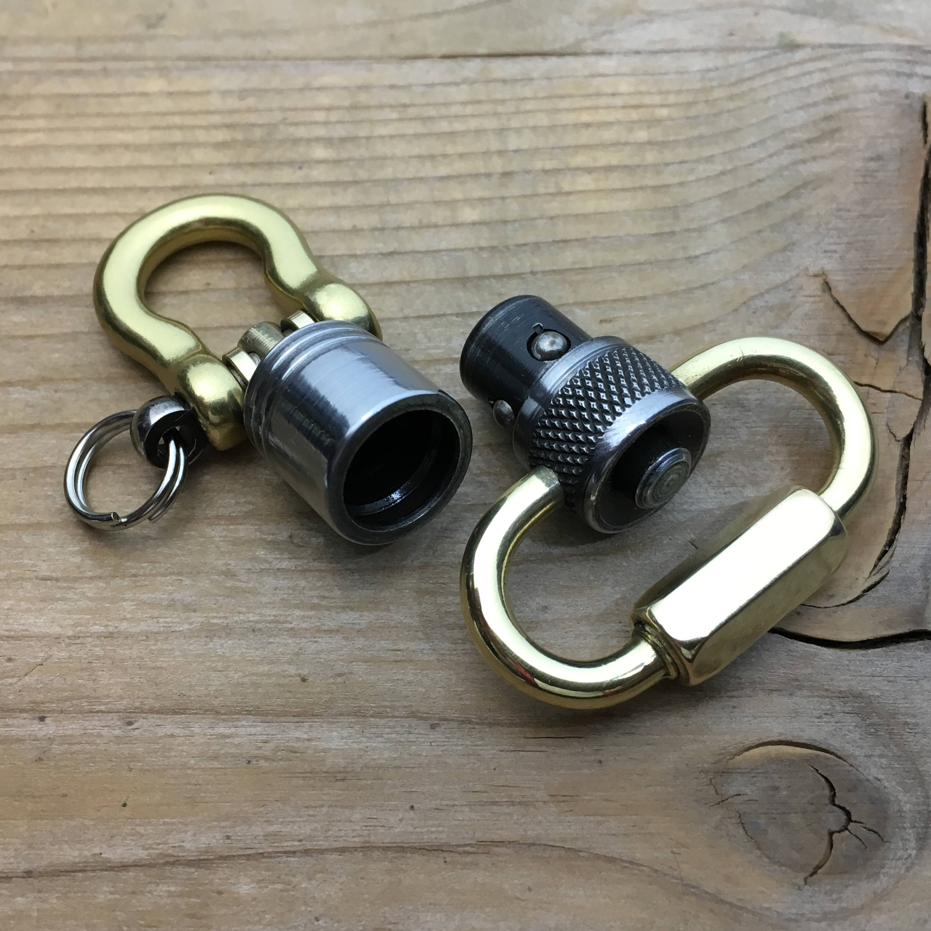 Recycled / Quick detachable Swivel Connector Keychain