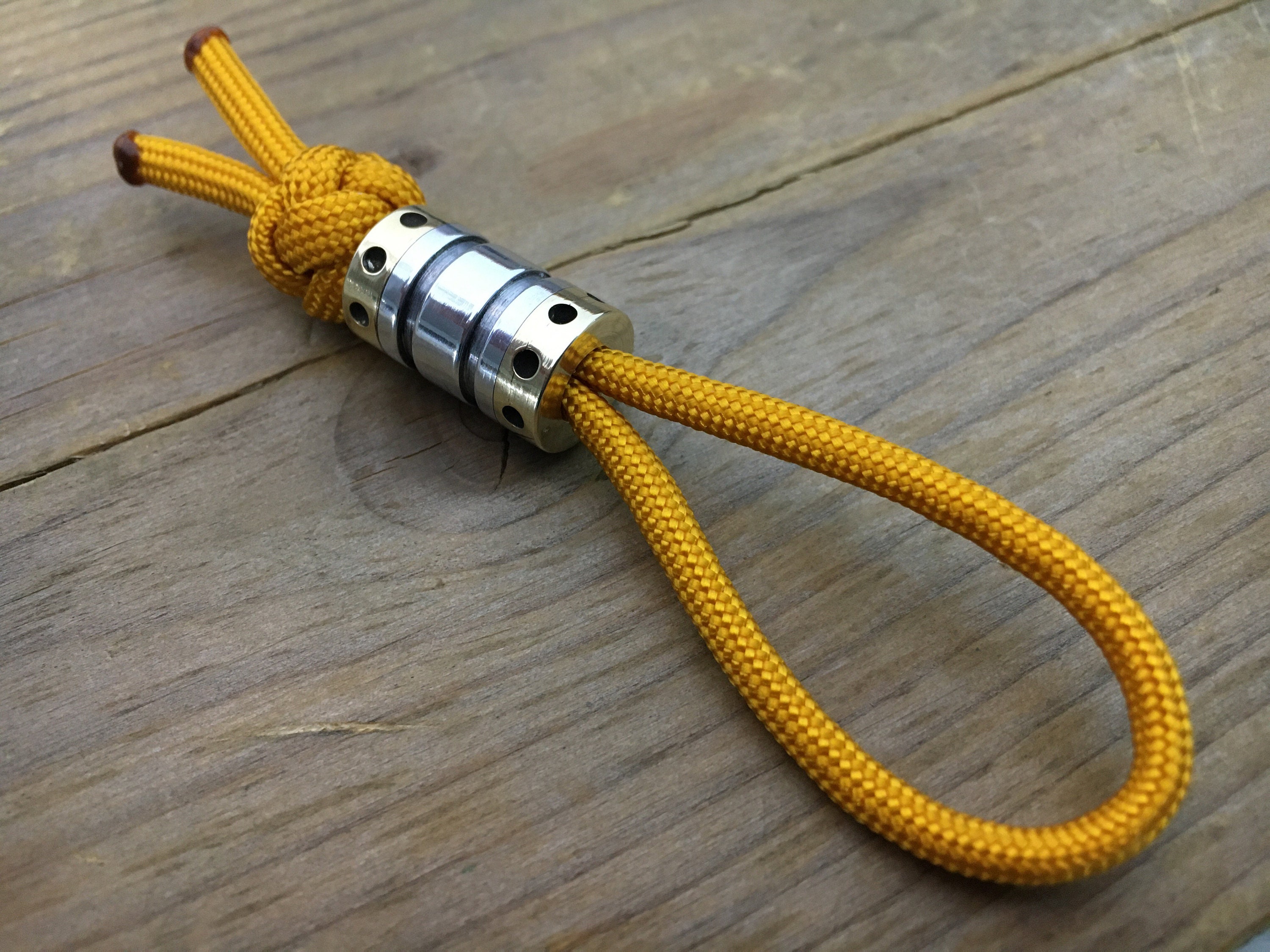 Custom Knife Lanyard Bead / Recycled Etsy