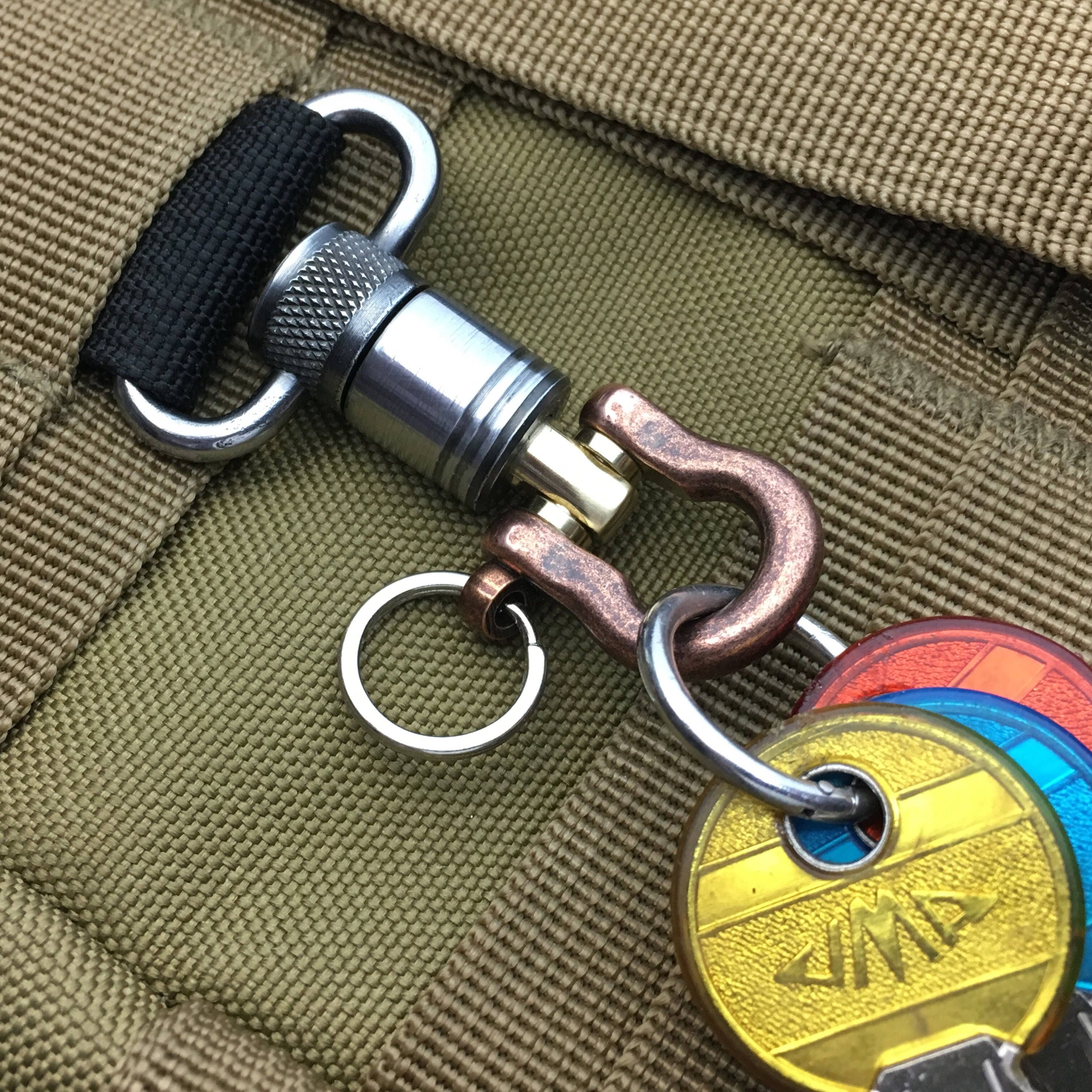 Quick detachable Swivel Connector Keychain