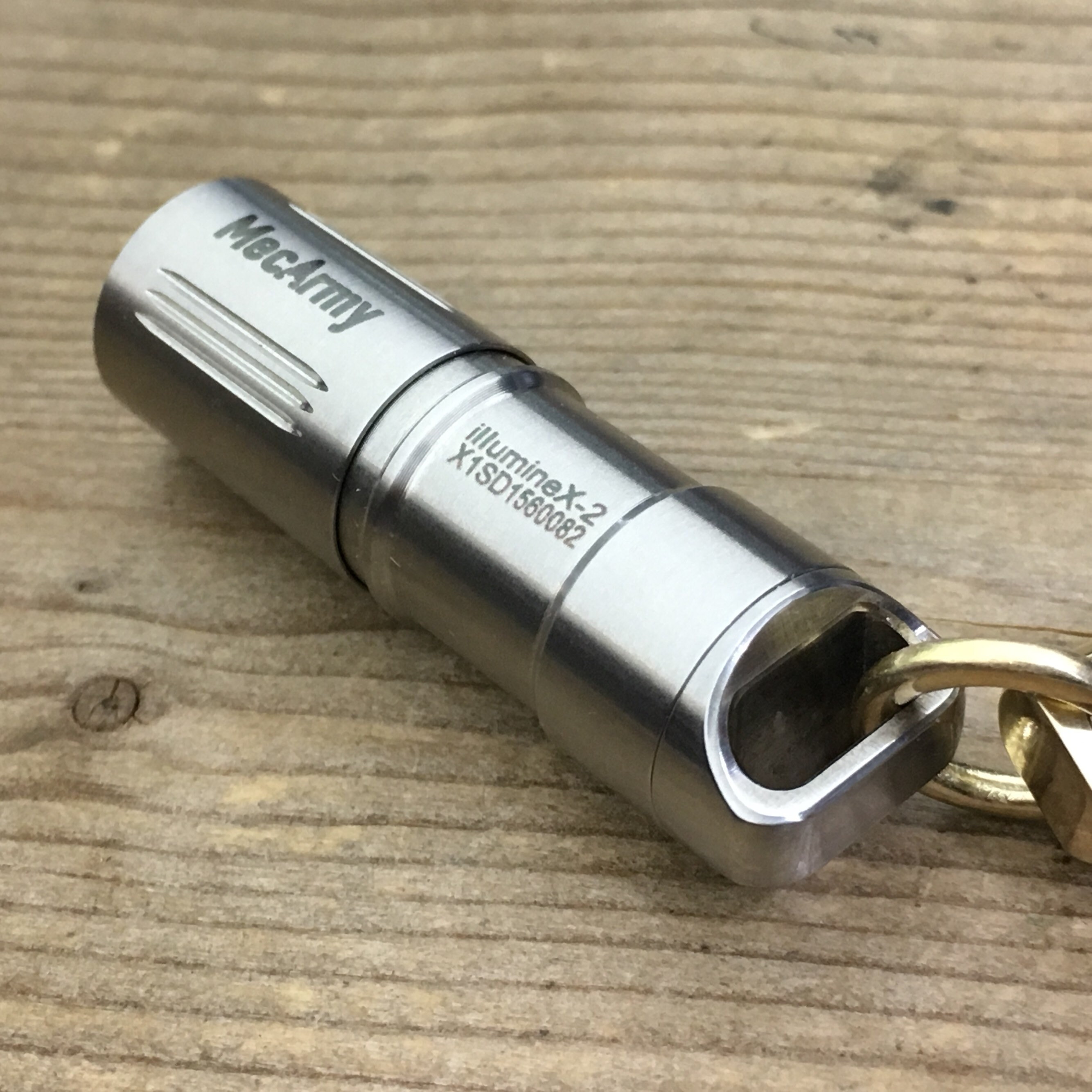 Custom Flashlight, Keychain / Rechargeable Micro USB interface