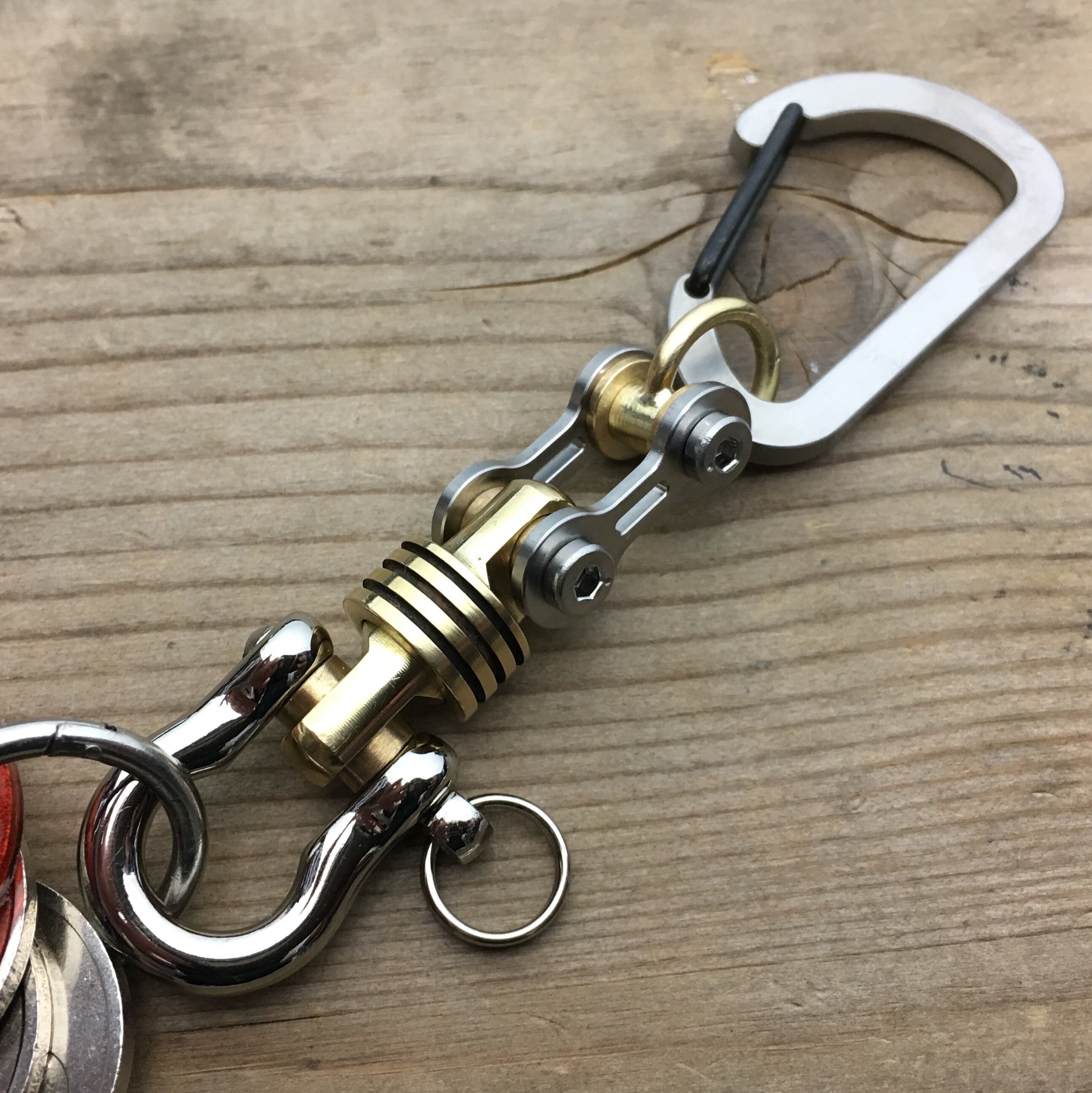 Edc Keychain / Swivel TiBikeLink / TypeII