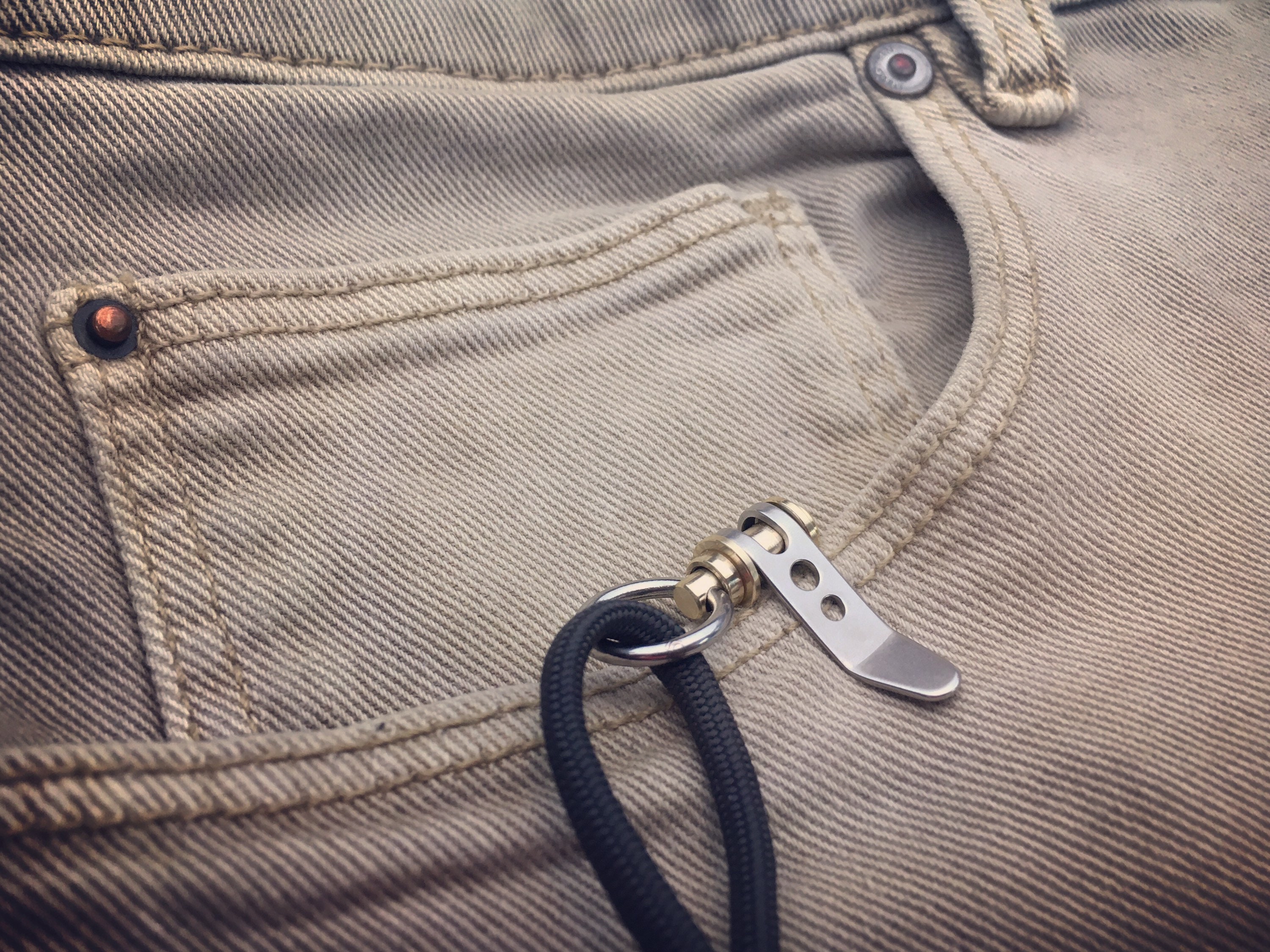 Suspension Clip, Key ring, Pocket EDC / Base with two options