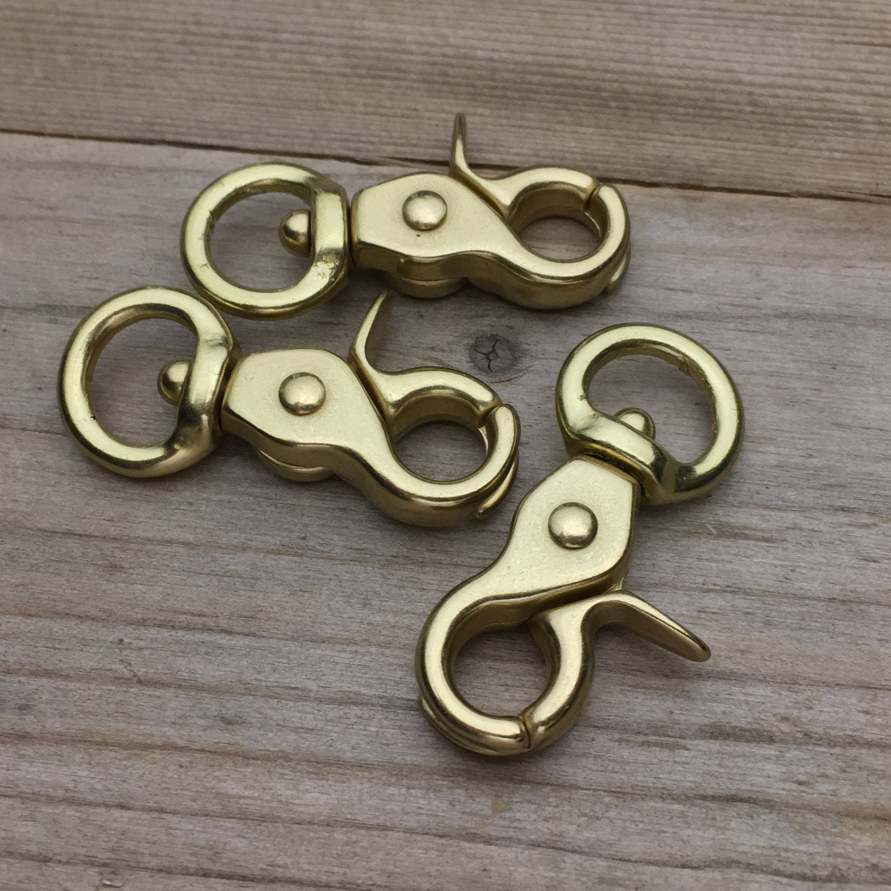 Swivel Trigger Snap, Solid Brass