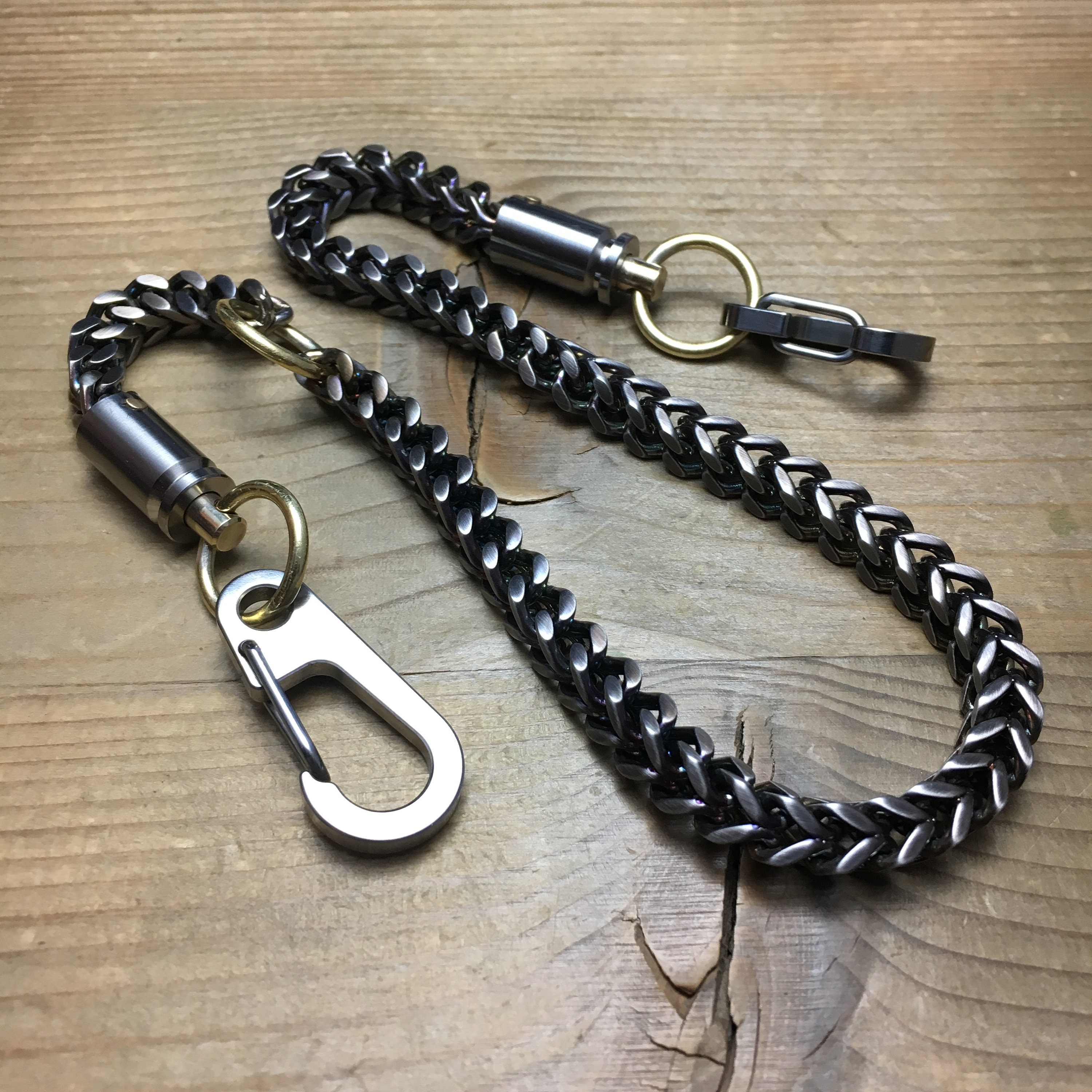 Swivel Landyard Keychain or walletchain / Petrol