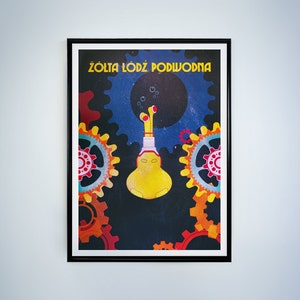 Rare Yellow Submarine Polish Poster