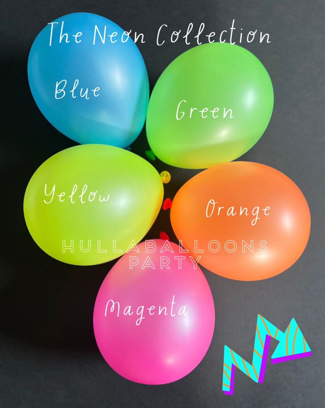 Neon Balloons | Glow Birthday Party | Gamer Birthday | Balloons for Baby Block Boxes | 1980’s Birthday | 90’s Birthday Balloons