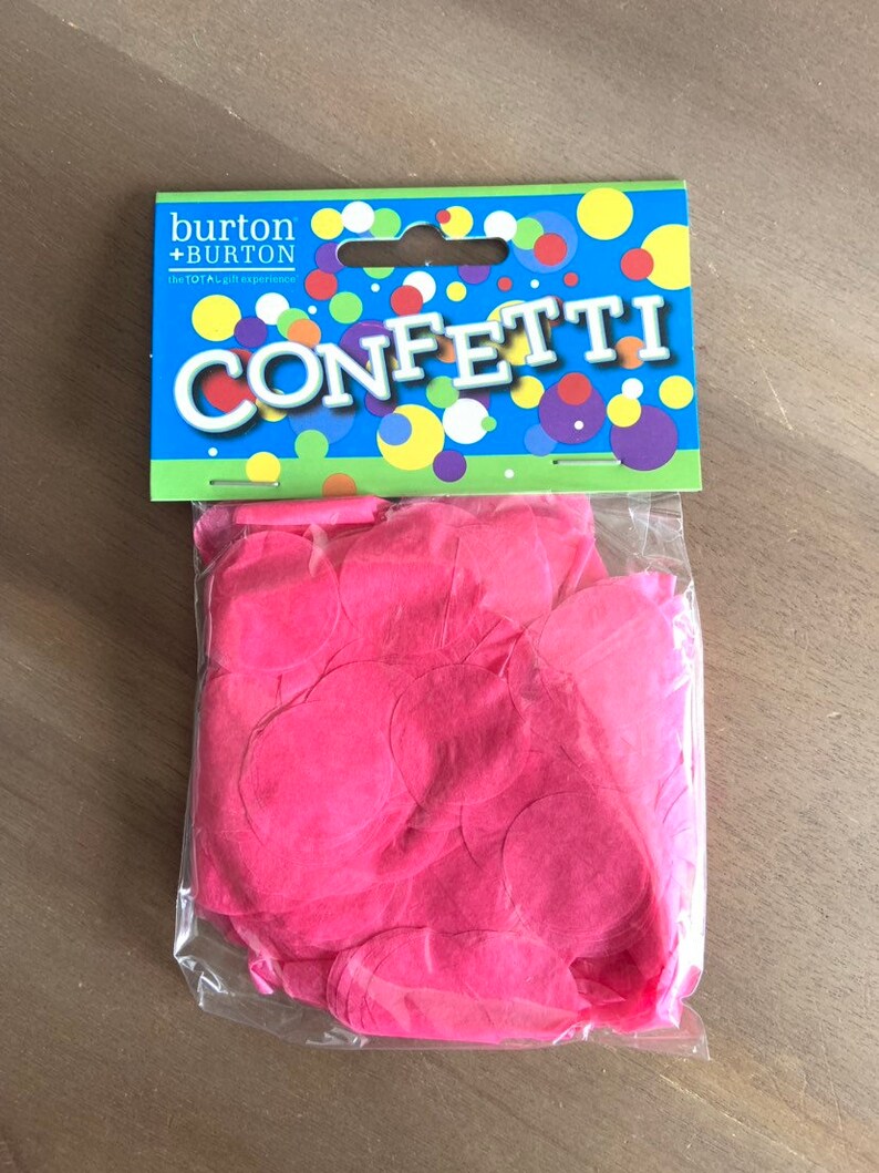 Light Pink Confetti Light Pink Gender Reveal Confetti Girl Etsy