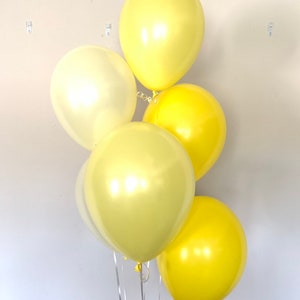Yellow Balloons | Lemon Balloons | Citrus Balloons | Lemonade Balloons | Citrus Bridal Shower Decor | Lemonade First Birthday