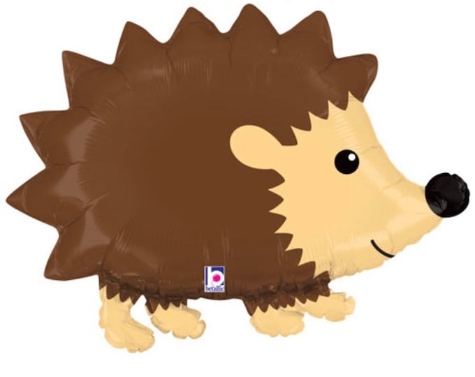 Baby Hedgehog Balloon | Woodland Party Decor | Woodland Baby Shower Decor | Woodland Animal Balloons | Stuck on You Birthday Party Decor