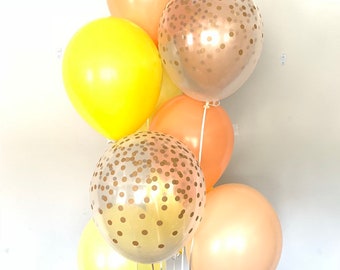 Orange Balloons | Little Cutie Balloons | Citrus Balloons | Tangerine Balloons | Citrus Bridal Shower Decor | Tutti Frutti Birthday