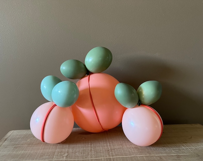 Sweet As A Peach Balloons Kit | Peach First Birthday Balloons | Sweet to Be One Birthday Party | Peach Balloons Peach Latex Balloons Kit