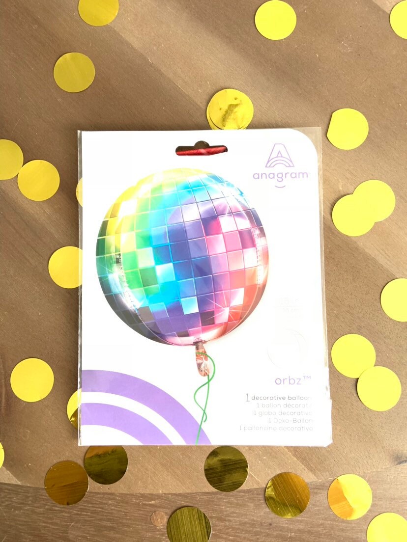Disco Ball Balloon Disco Party Decor Dance Party Balloons