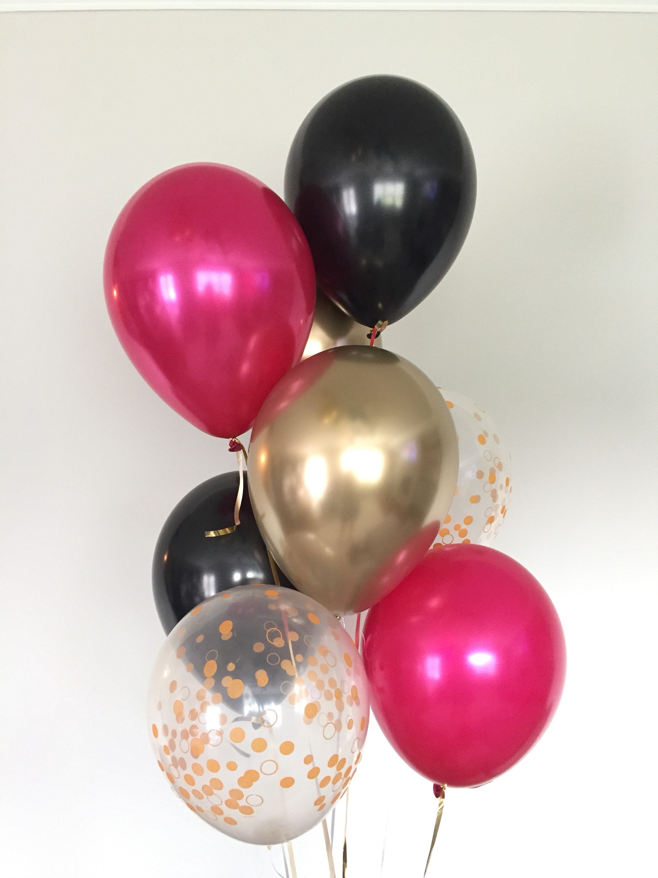 Kate Spade Balloons Hot Pink and Gold Balloons Hot Pink - Etsy