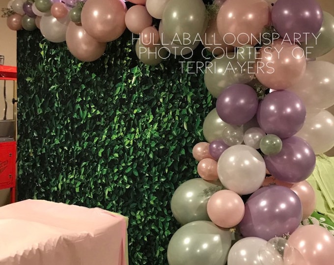 Lavender and Sage Balloon Garland Kit | Lavender Bridal Shower Decor | Sage and Blush Baby Shower | Spring Baby Shower