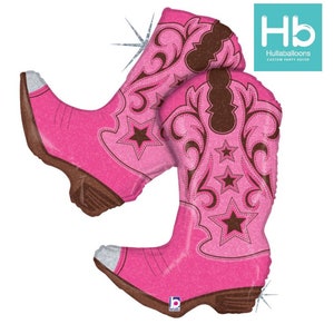 Cowgirl Boots Balloons | Disco Cowgirl Ain’t My First Rodeo Birthday | Nash Bash Bachelorette Party Decor | Yee Haw Birthday Balloons |
