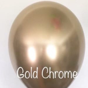 Gouden ballonnen | Chroom goud latex ballonnen | Gouden verjaardagsfeestje decor | Gouden bruids douche decor | Gouden babyshower | Chroom ballonnen
