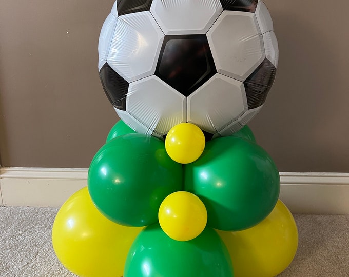 Soccer Balloon Centerpiece DIY Kit | Soccer Team Party Balloons | Soccer Ball Balloons | All Star Birthday Party Decor | Award’s Ceremony