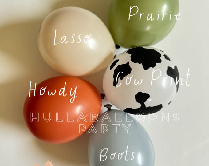 Howdy Little Cowboy Balloons | Barnyard Birthday | A Little Cowboy is on the Way Baby Shower | First Rodeo Birthday | How The West Was One