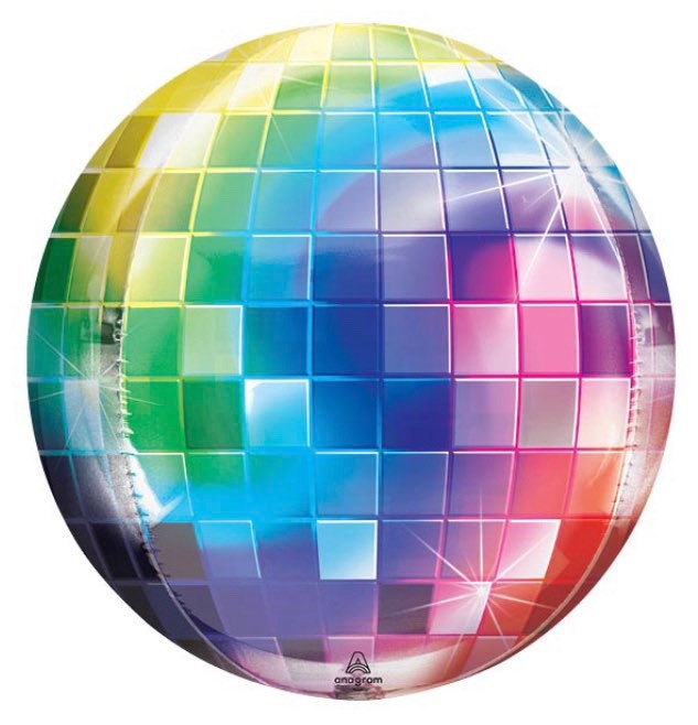 Disco Ball Balloon Disco Party Decor Dance Party Balloons