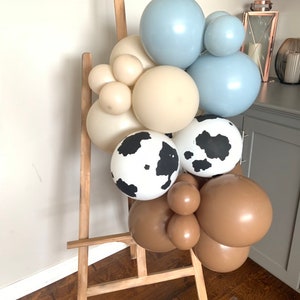 Barnyard Balloon Garland | Farm Balloon Garland | Oink Moo Cockadoodle Doo Birthday Party | Giddy Up CowGirl Cowboy Farm Animal Balloons