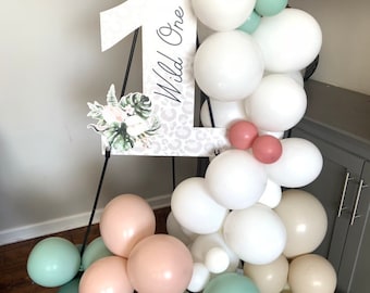 Wild One Balloon Garland | Safari Balloon Garland | Tropical Safari Birthday Party | Wild One First Birthday Balloon Garland | Jungle Baby