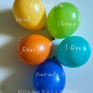 Dinosaur Balloons | Dino Birthday Party | Roar Look Who’s Four | Balloons for Baby Block Boxes | Blue Green and Orange Boy Birthday