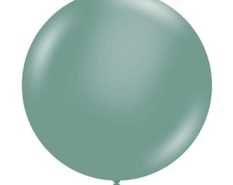 Jumbo Willow Balloons | Dark Sage Green Wedding Decor | Sage Balloons | Dark Sage Green Balloons | Sage Green Bridal Shower Decor