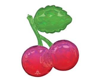 Guirlande Déco Cerises En Feutre - 230 Cm - Pour Fête Prénatale, Anniversaire, Mariage, Chambre Enfant