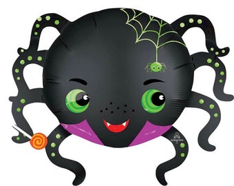 Spider Balloon | Halloween Balloons | Halloween Party Decor | Trick or Treat | Spooky Halloween Decor | Kid's Halloween Party Decor