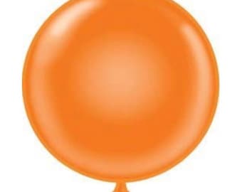 Jumbo Orange Balloons | Fall Bridal Shower Decor | Orange Balloons | Fall Baby Shower | Pumpkin First Birthday Party